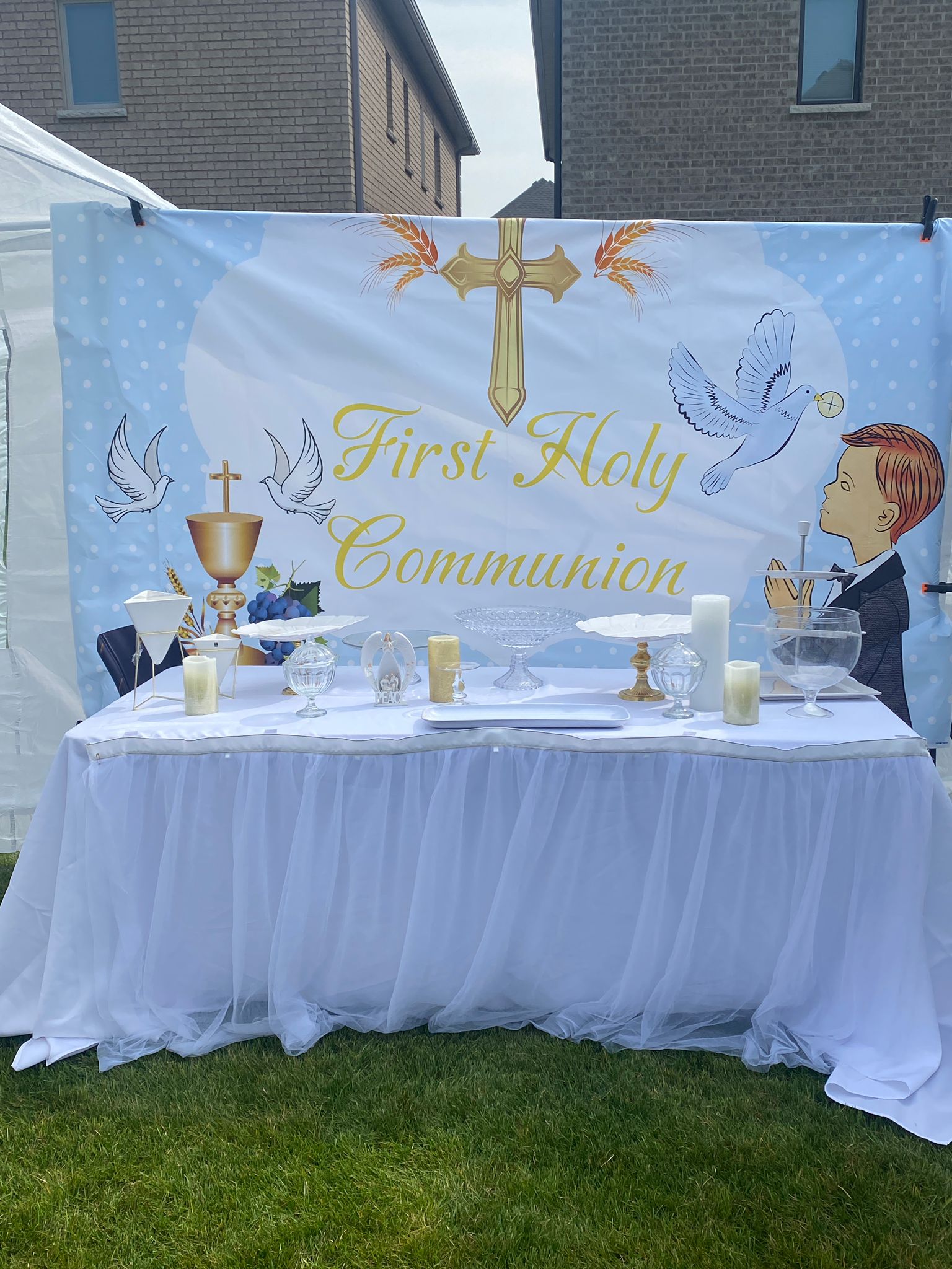 back drop communion